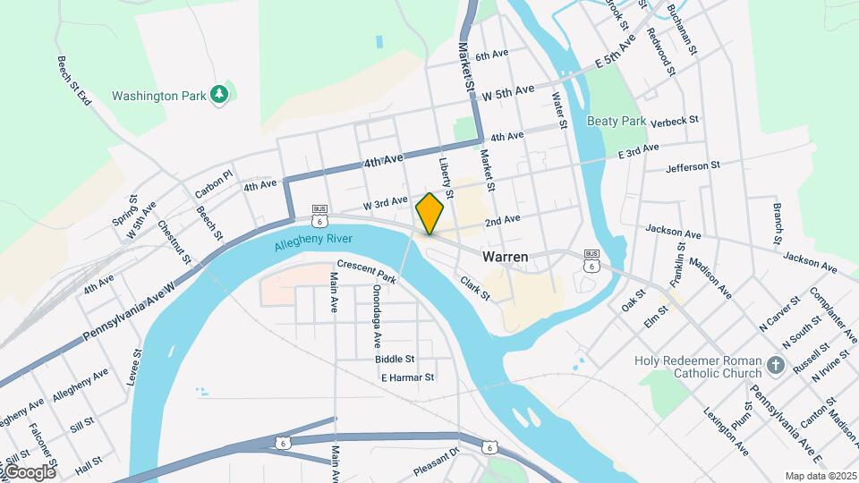 Allegheny Point Apartments Map and Location Details