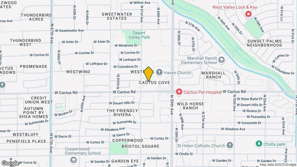 12235 N 60th Ln Map and Location Details