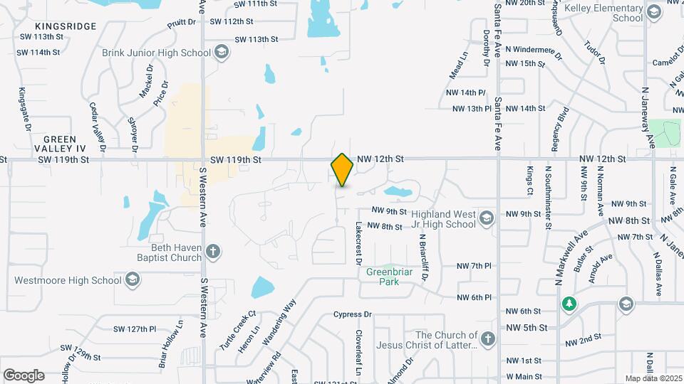 509 SW 121st Pl Map and Location Details