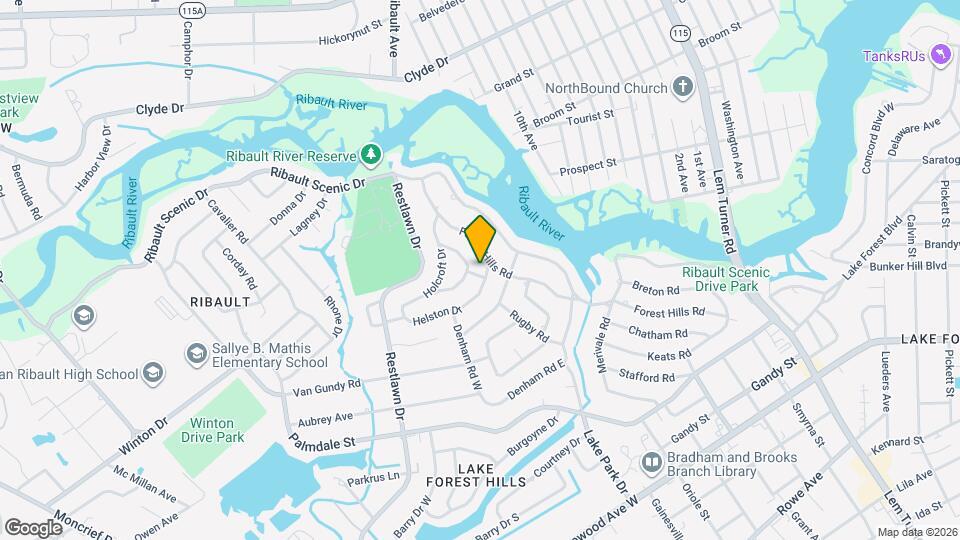 8139 Helston Dr Map and Location Details