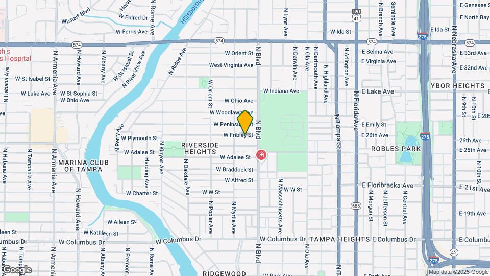 710 W Fribley St Map and Location Details