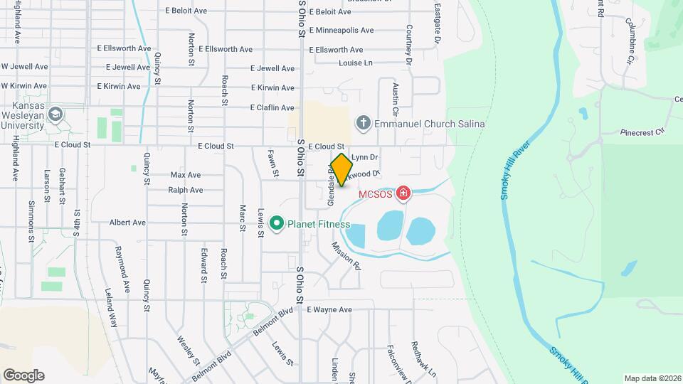 1911 Glendale Rd Map and Location Details