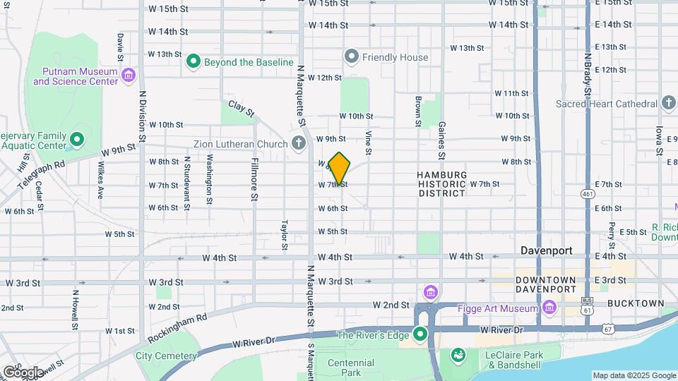 624 Myrtle St Mapa y Detalles de la Ubicación