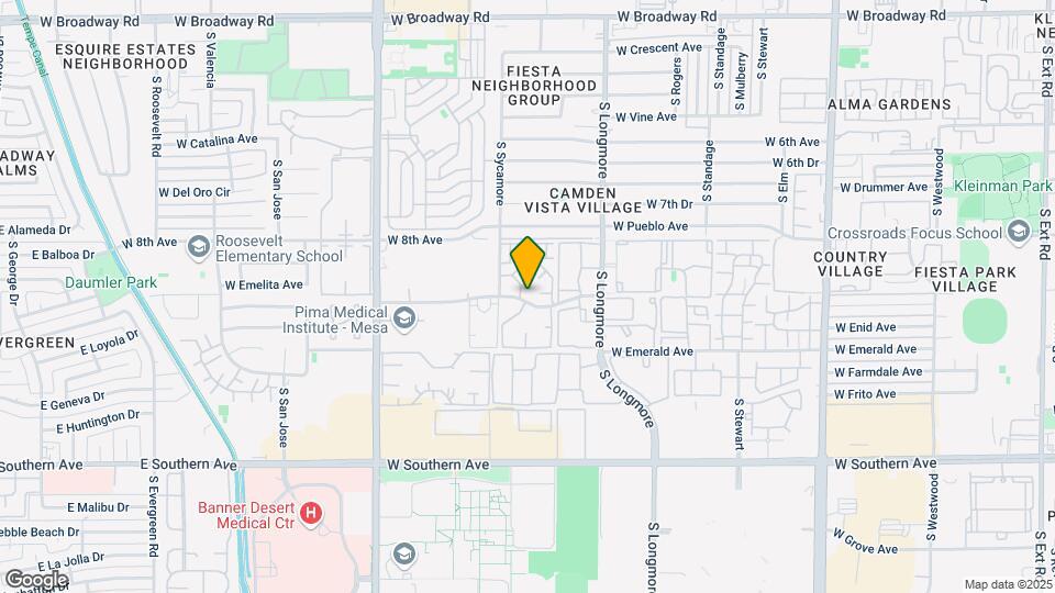 1730 W Emelita Ave Map and Location Details