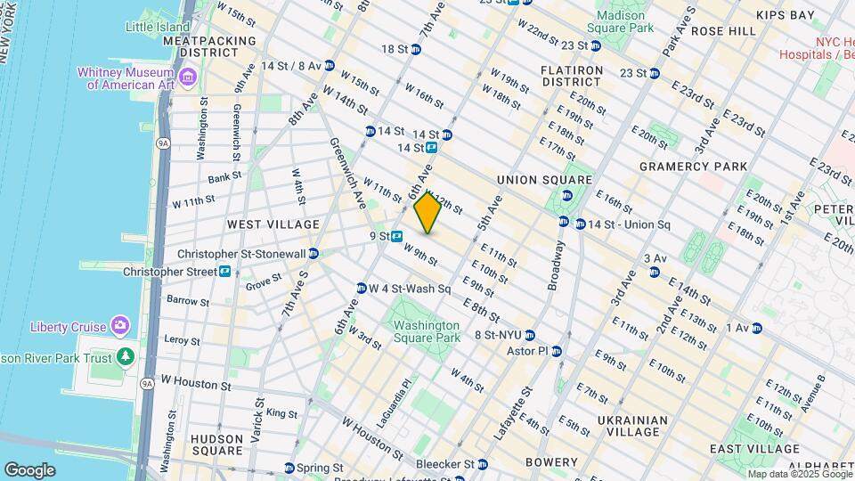 38 W Tenth St Map and Location Details