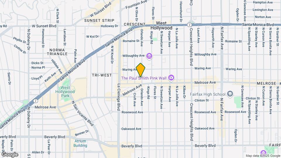 717 N Orlando Ave Map and Location Details