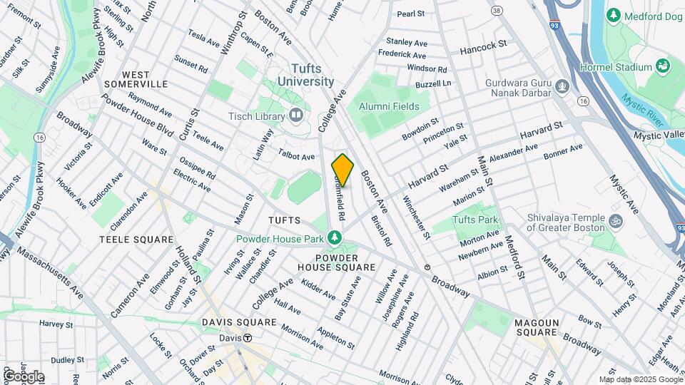 53 Bromfield Rd, Unit 1 Mapa y Detalles de la Ubicación
