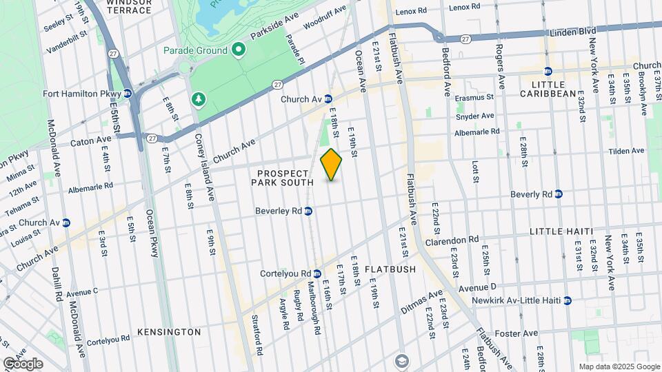 225 E 17th St Mapa y Detalles de la Ubicación