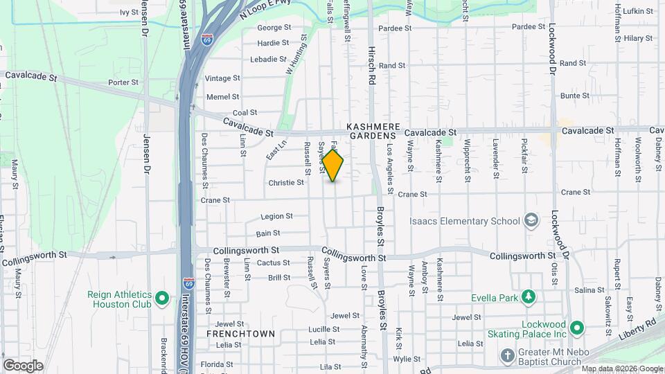 4013 Falls St Map and Location Details