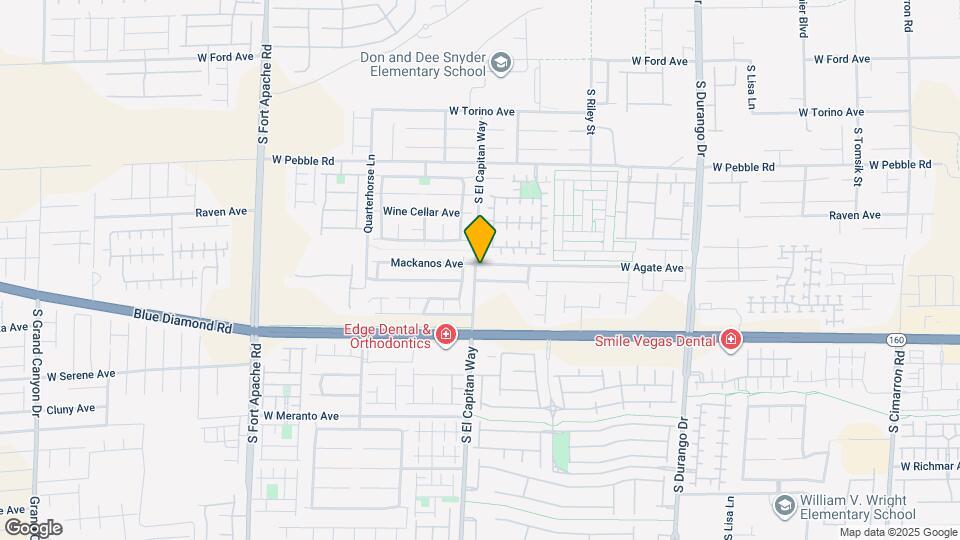 8987 W Agate Ave Map and Location Details