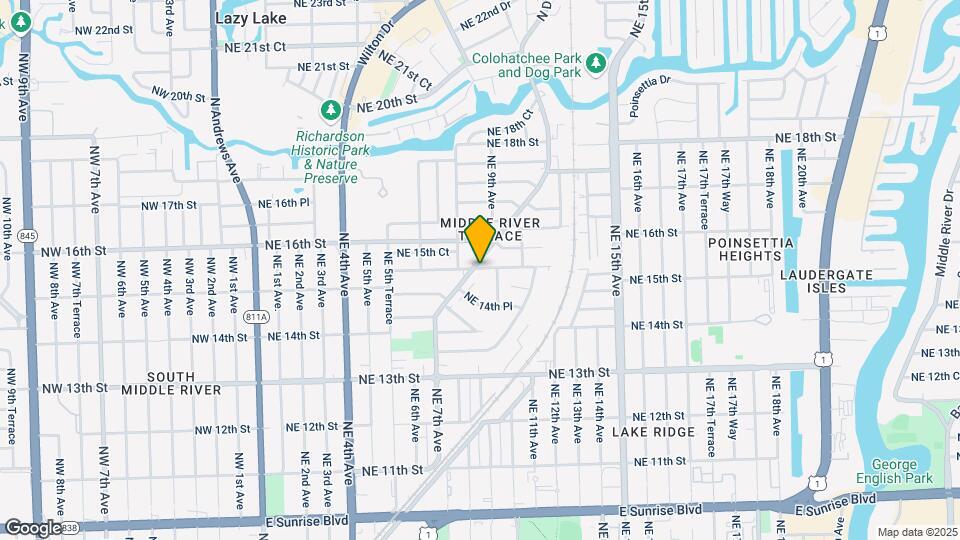 1470 N Dixie Hwy, Unit 36 Map and Location Details