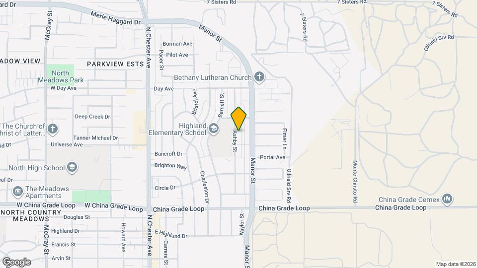 2816 Ashby St Map and Location Details