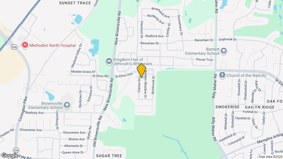 3836 Clarion Dr Map and Location Details