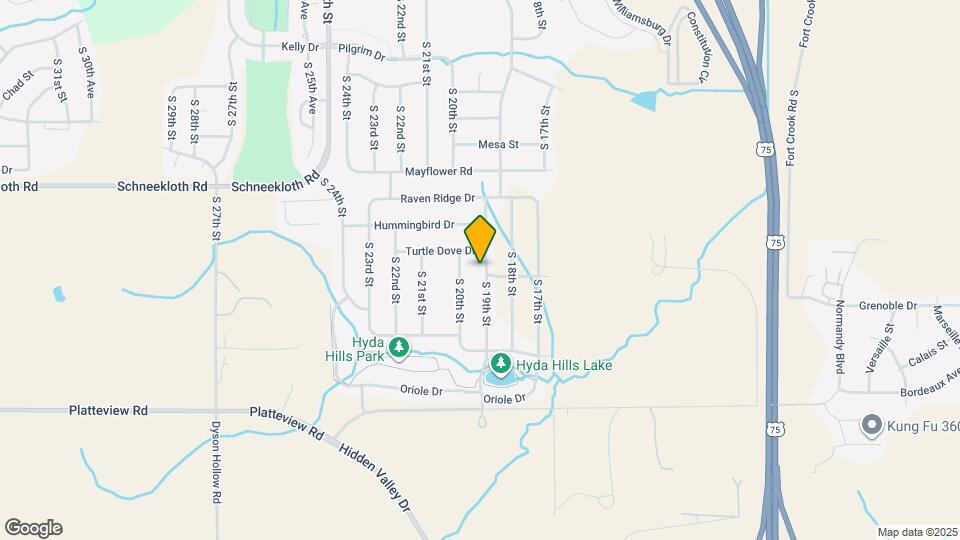 14810 S 19th St Map and Location Details