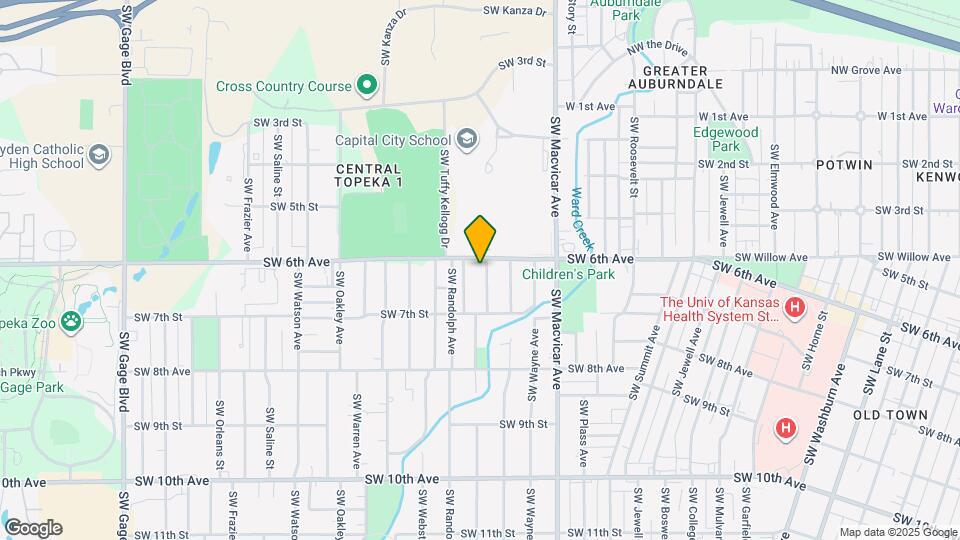 605 SW Medford Ave Map and Location Details