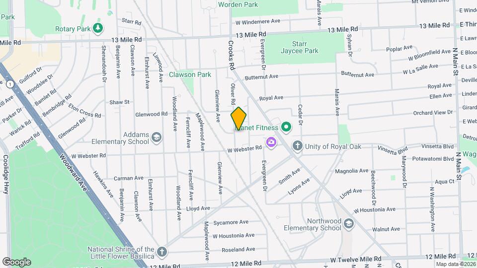 2534 Oliver Rd Map and Location Details