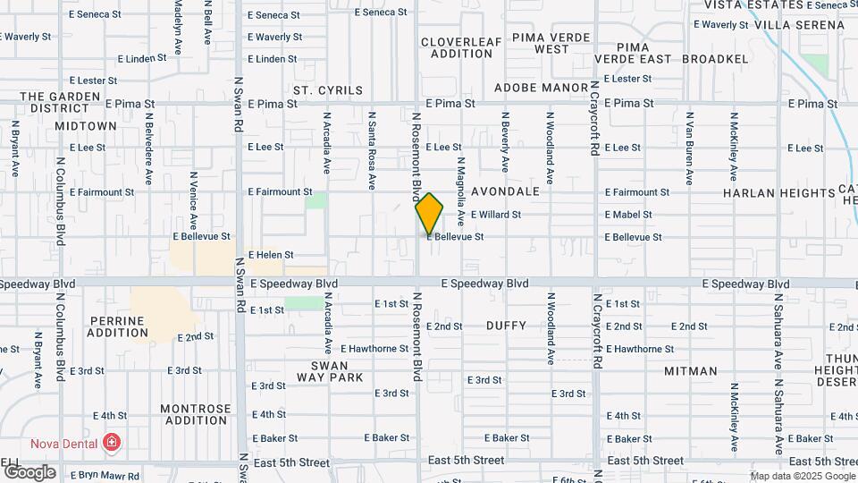 Bellevue Estates Map and Location Details