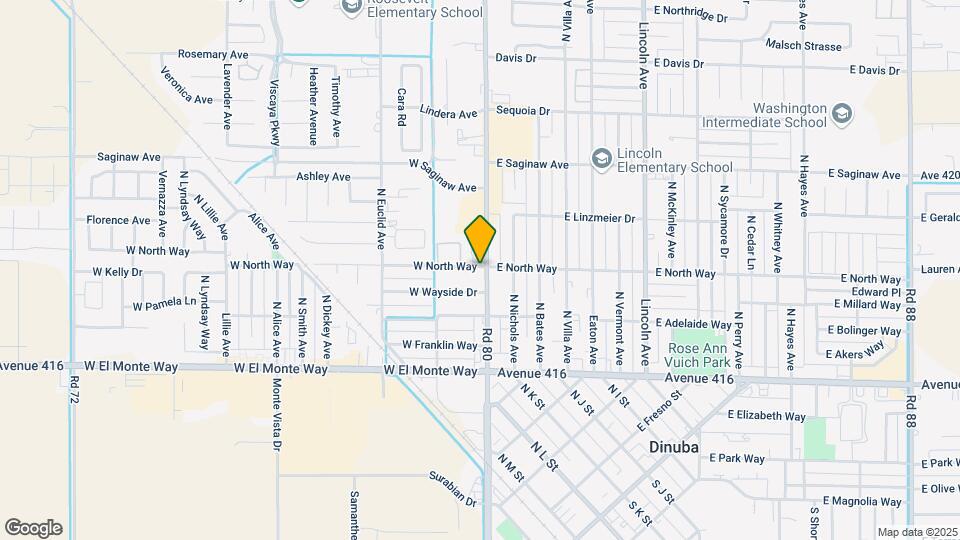 493 N Alta Ave Map and Location Details