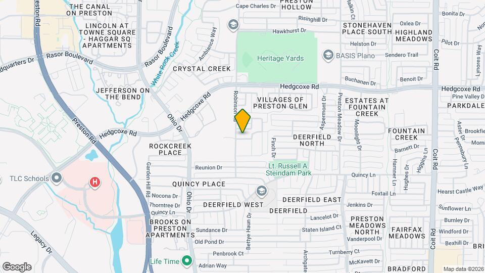 4613 Pine Brook Dr Map and Location Details