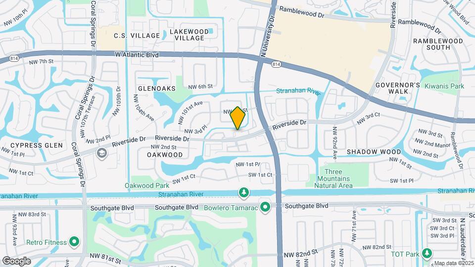 9761 Riverside Dr Map and Location Details