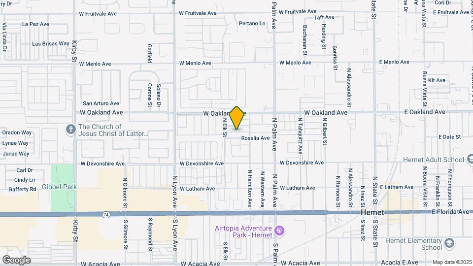 1210 Rosalia Ave Map and Location Details