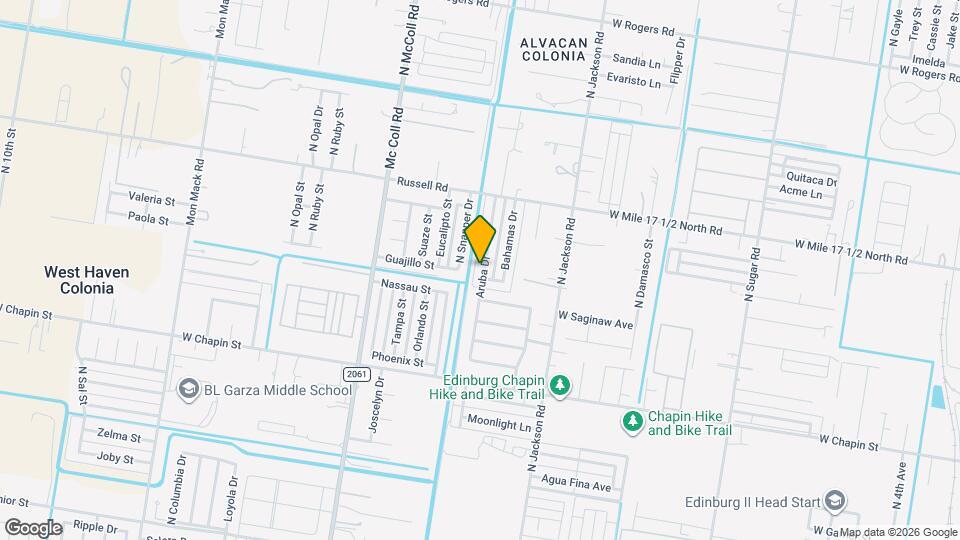 1817 Aruba Dr, Unit D Mapa y Detalles de la Ubicación