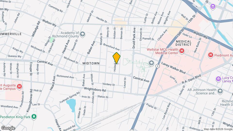 1244 Holden Dr Map and Location Details