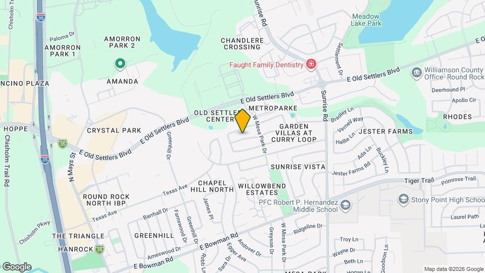 612 David Curry Dr Mapa y Detalles de la Ubicación