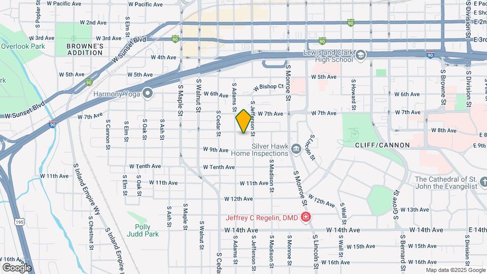 1217 W 8th Ave Map and Location Details