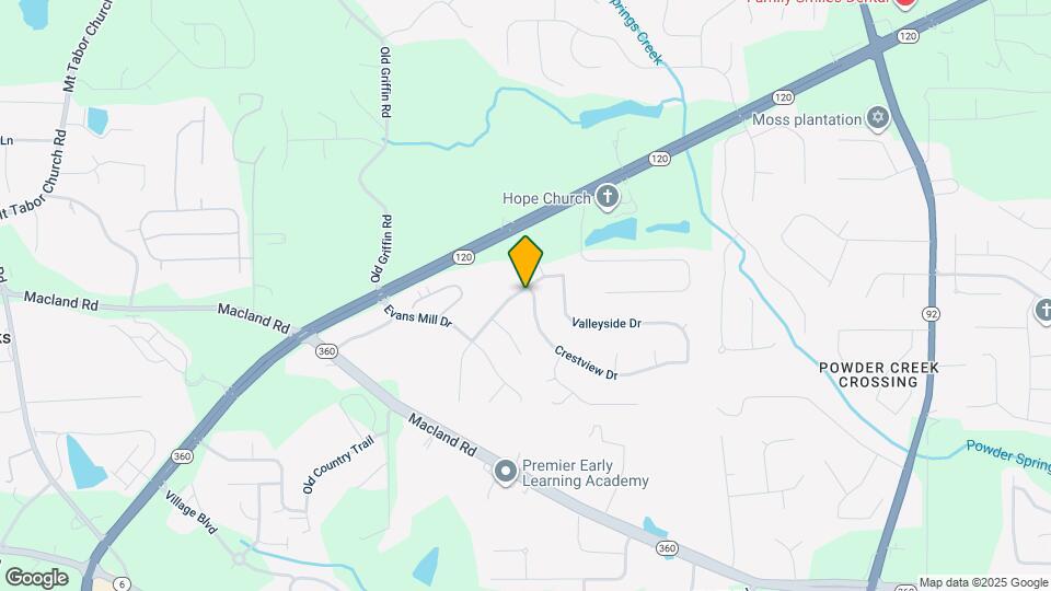 174 Valleyside Dr Map and Location Details