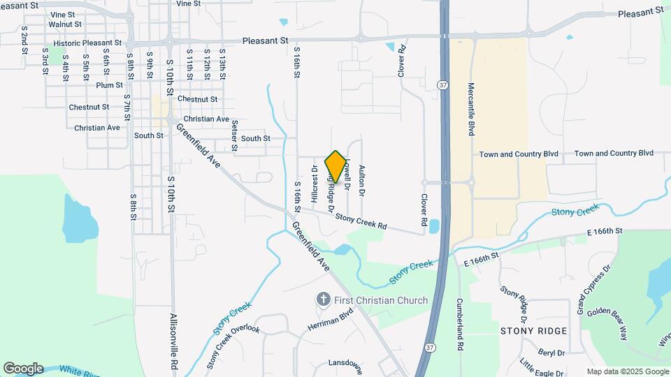 1516 Rolling Ridge Dr Map and Location Details