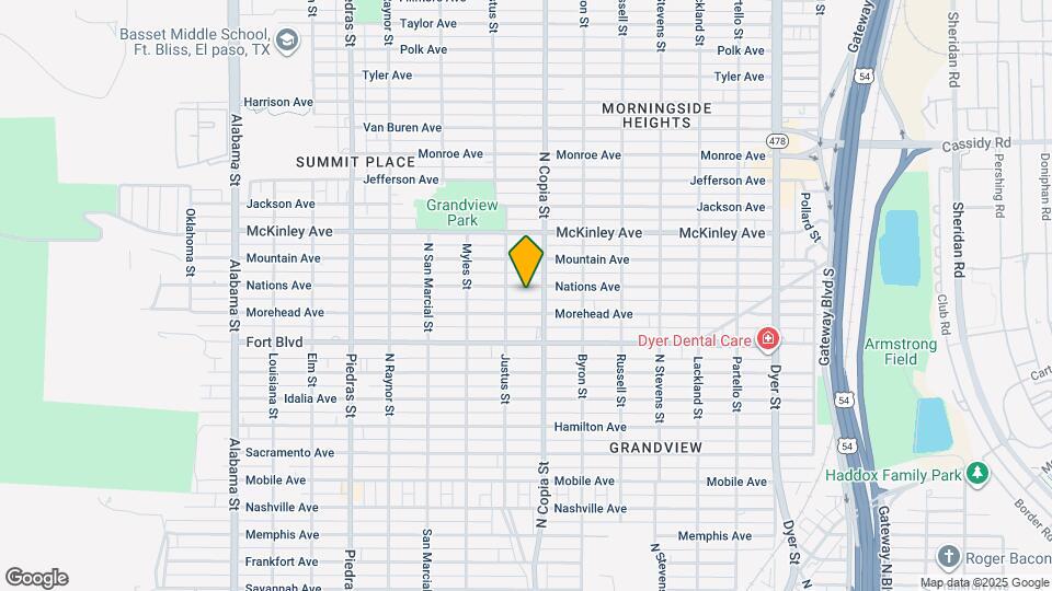 3318 Nations Ave Map and Location Details