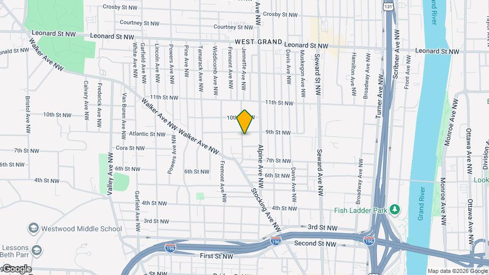 846 Jennette Ave NW Mapa y Detalles de la Ubicación