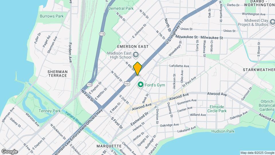 2149 E Washington Ave, Unit #1 Map and Location Details