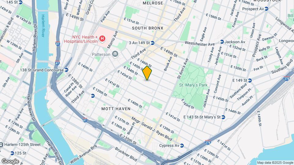 454 E 144th St Map and Location Details