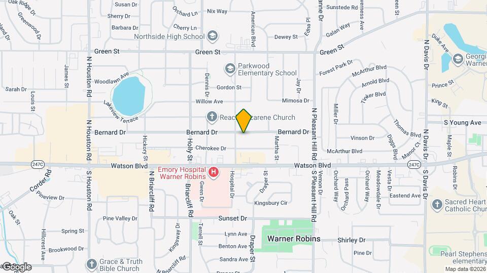 323 Bernard Dr Map and Location Details