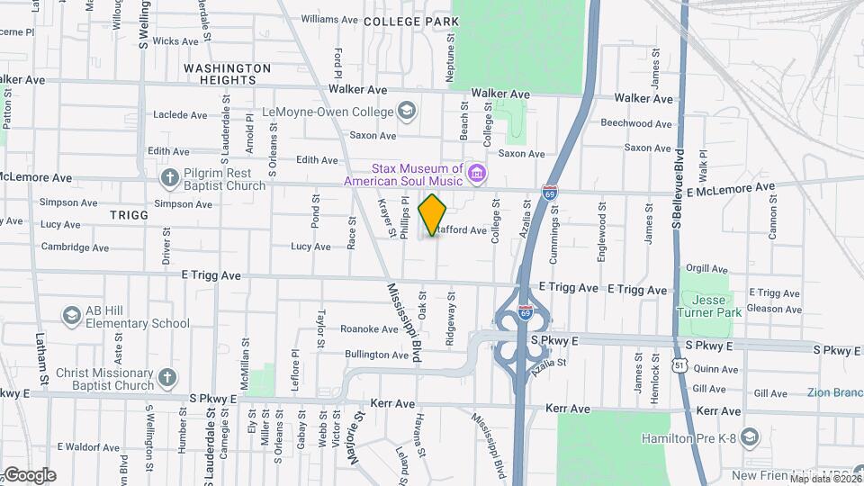 1229 Neptune St Map and Location Details