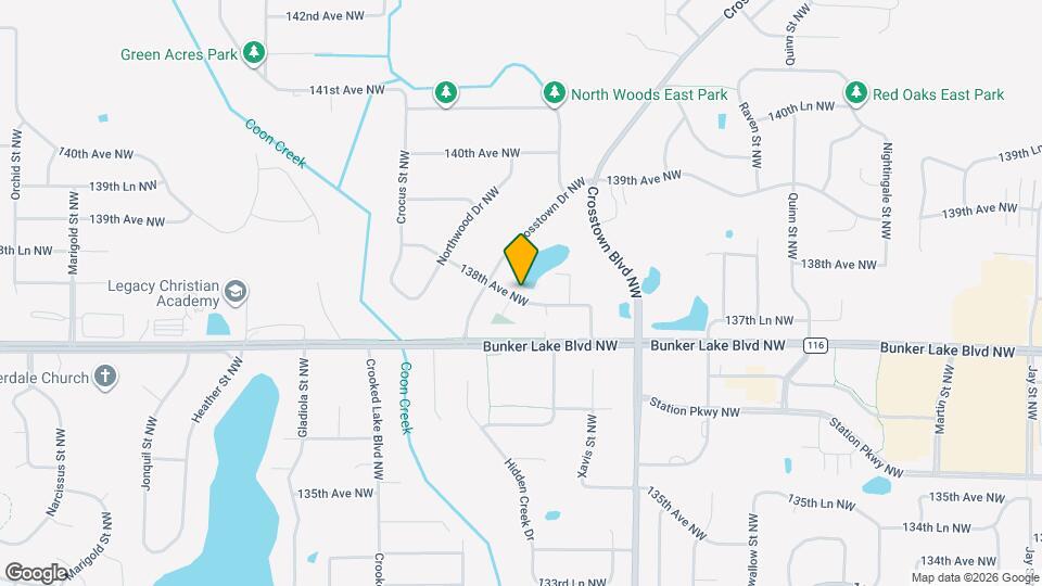 2601 138th Ave NW Map and Location Details