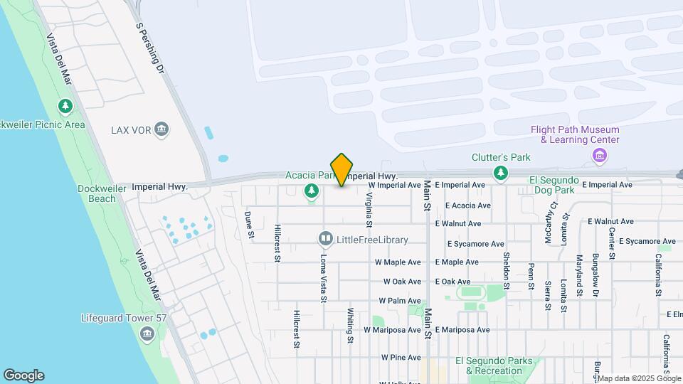 512 W Imperial Ave Mapa y Detalles de la Ubicación