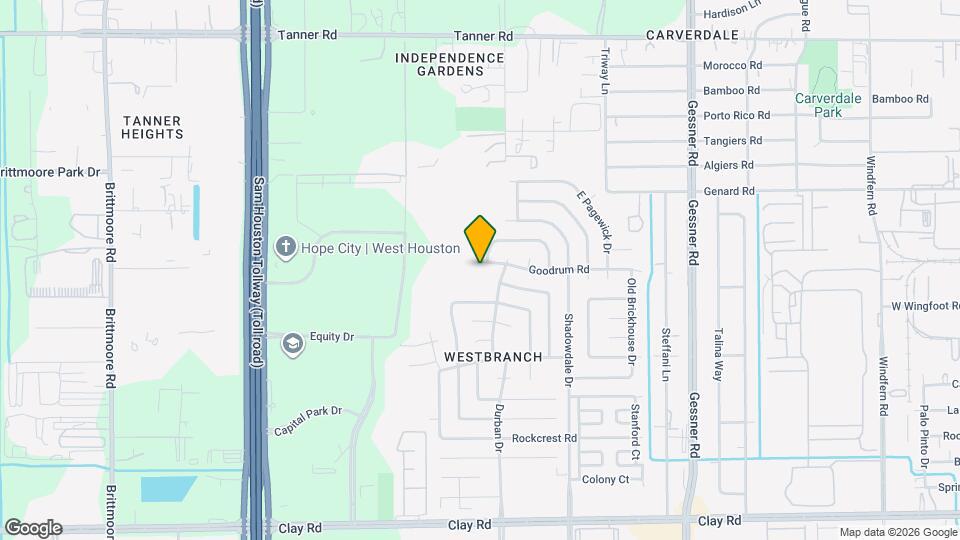 10619 Goodrum Rd Map and Location Details