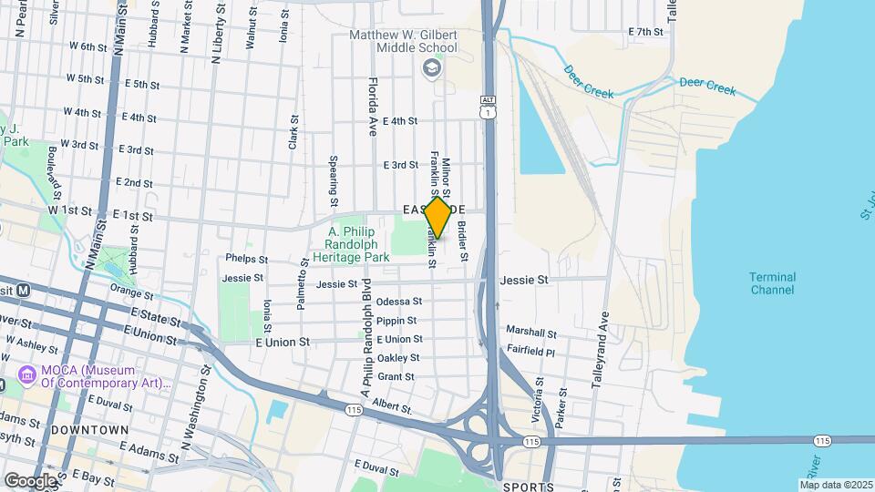 1033 Franklin St Mapa y Detalles de la Ubicación