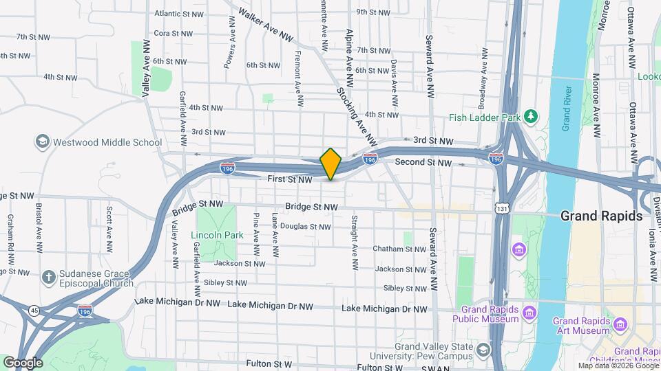 820 First St NW Map and Location Details