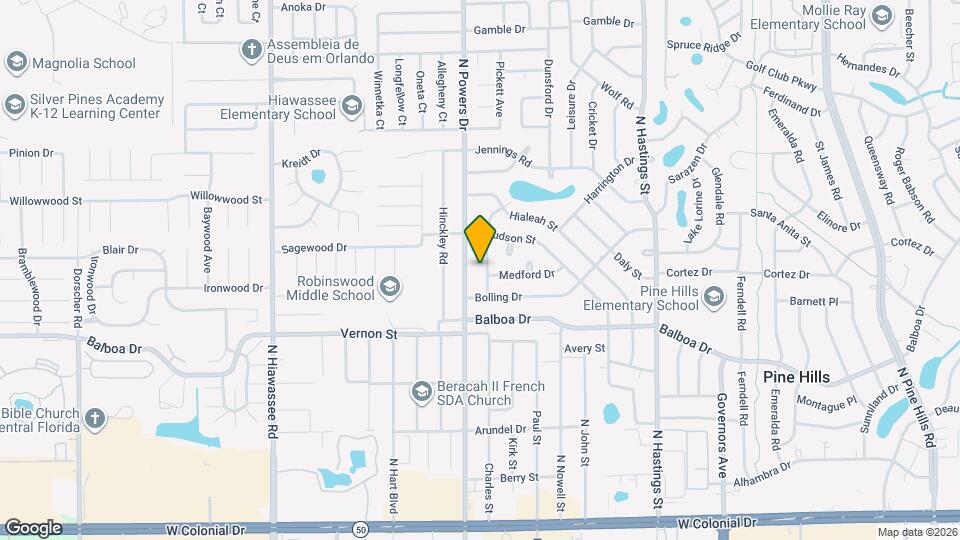 1704 Newton St Mapa y Detalles de la Ubicación