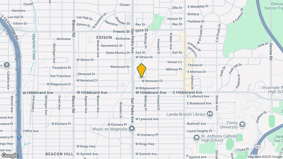 315 W Norwood Ct Map and Location Details