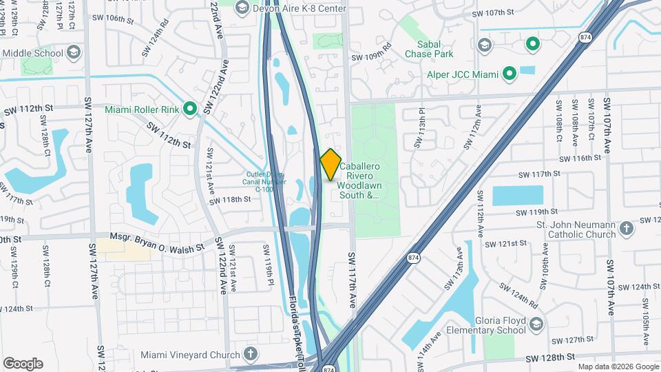 11739 SW 117th Terrace, Unit A-306 Map and Location Details