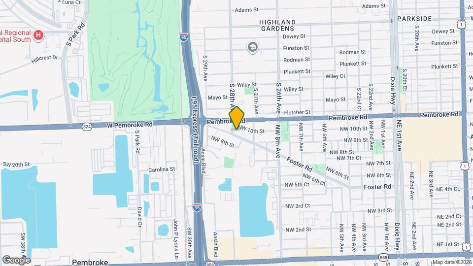 1013 Foster Rd Map and Location Details