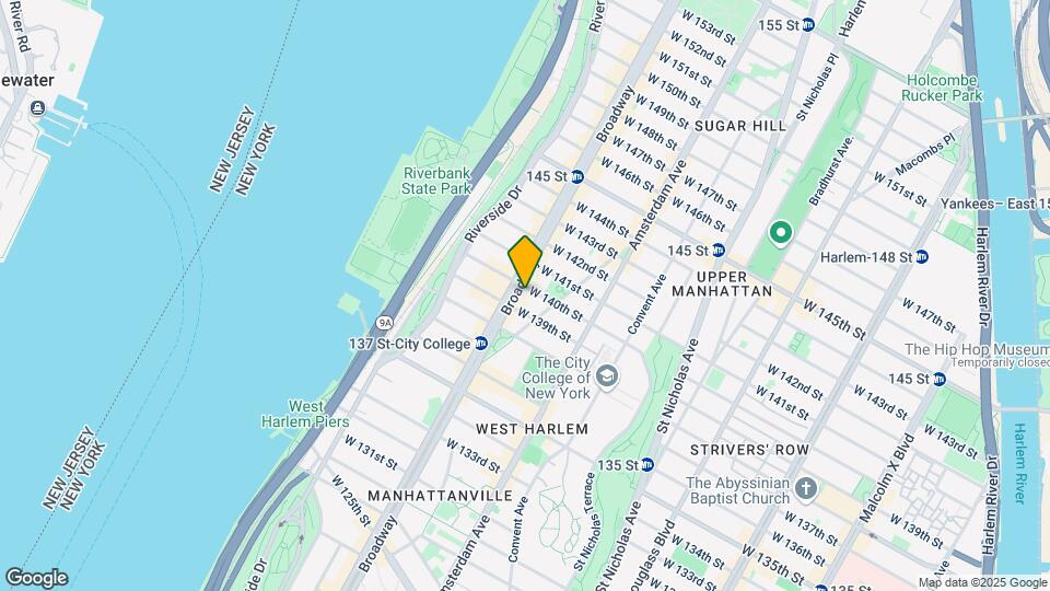 556 W 140th St Mapa y Detalles de la Ubicación