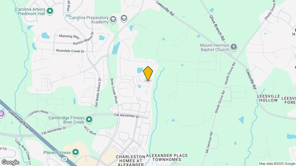 1110 Falling Rock Pl Map and Location Details