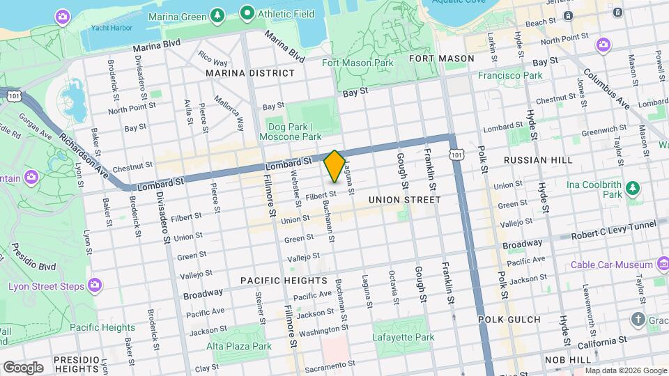 1924 Filbert St Map and Location Details