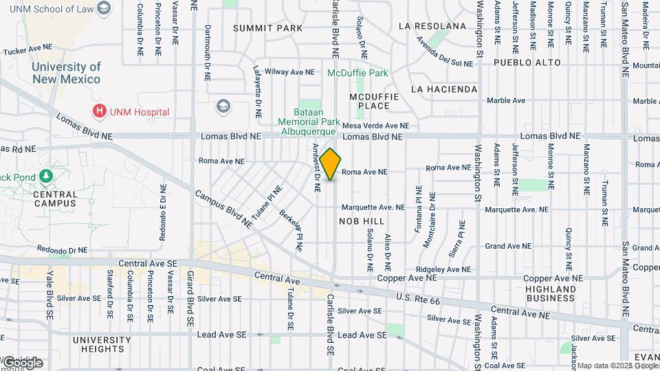 429 Carlisle Blvd NE Map and Location Details